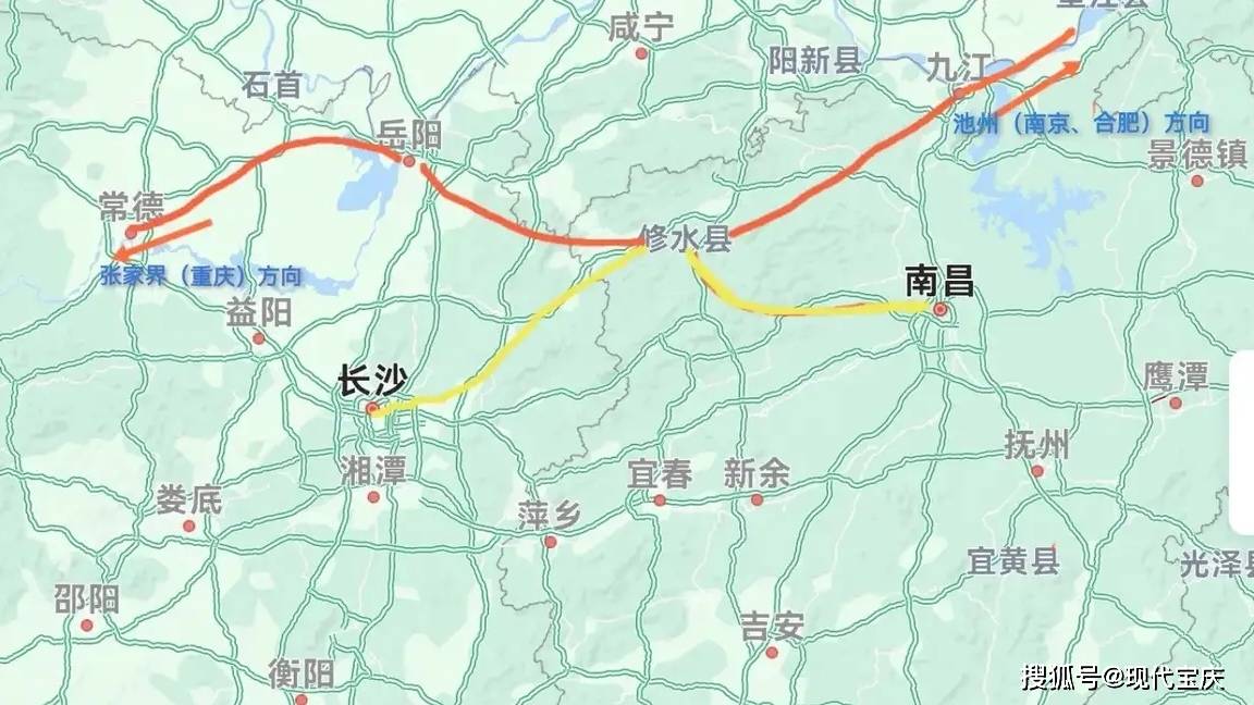 常岳九铁路在江西境内摇摆不定,会被常岳昌铁路取代吗?