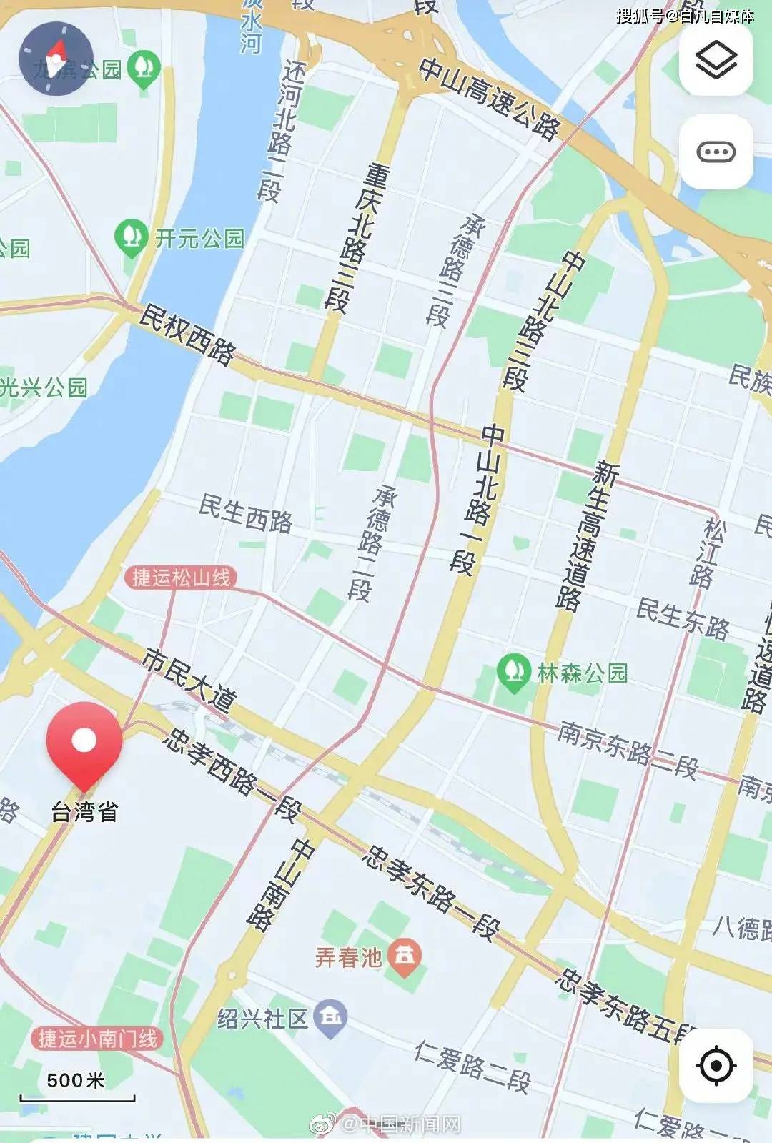 地图可显示台湾省每个街道_地方_问题_国家