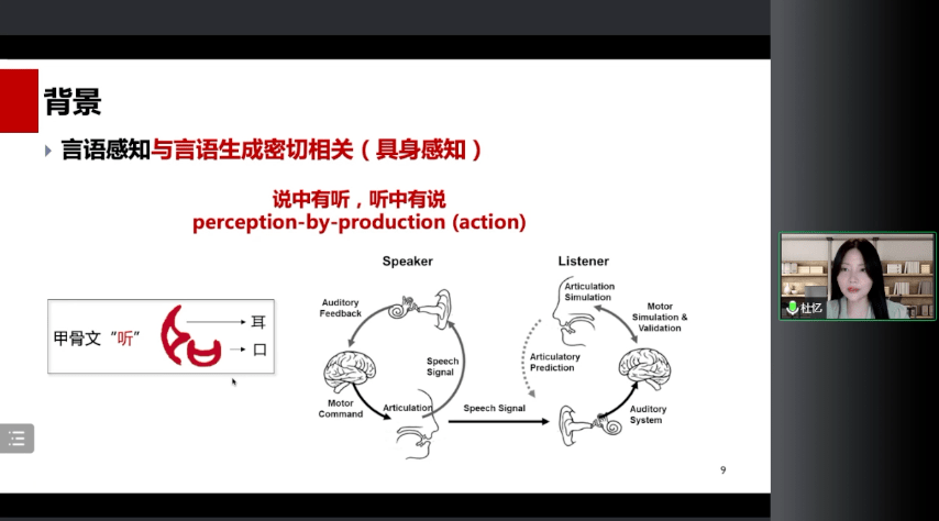 杜忆多模态言语感知与理解的脑环路机制脑客中国科研第67位讲者