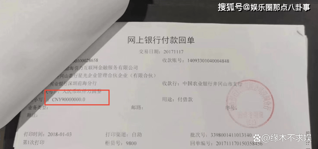 17日将首笔款9000万打入了嘉行账户。可惜嘉行并未履行承诺转让该质押股。