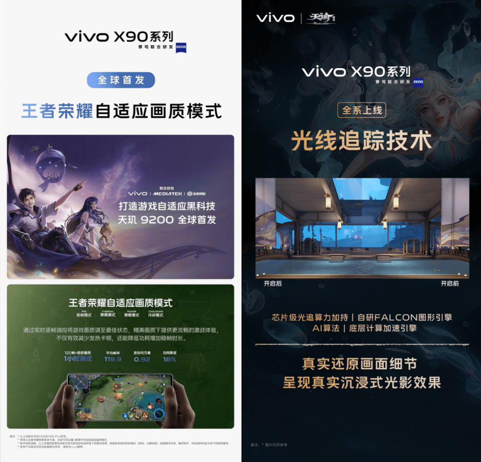 vivo X90落地两项游戏黑科技，天玑9200旗舰芯创始手玩耍家新体验