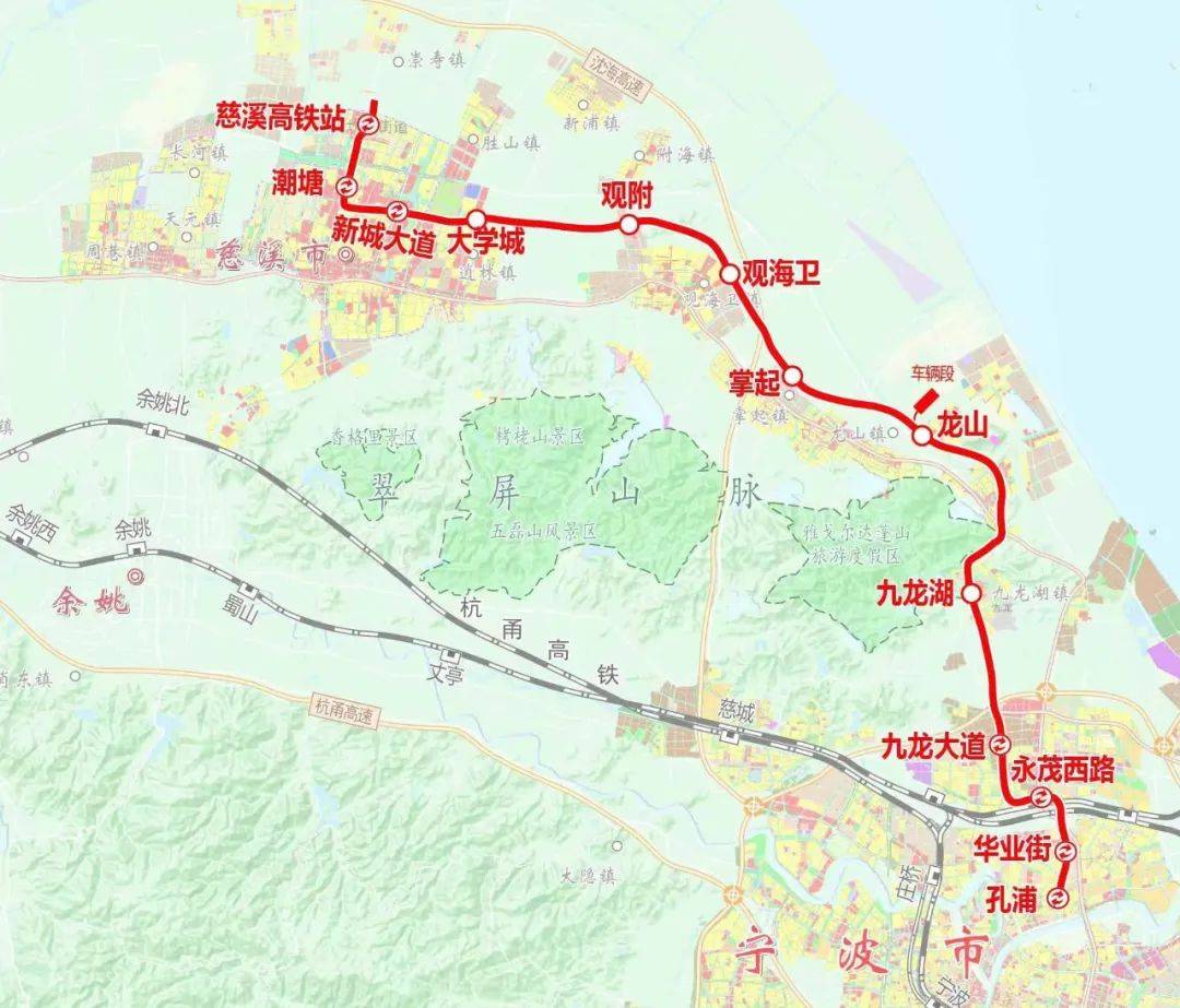 10个标段94亿！宁波至慈溪市域铁路施工中标