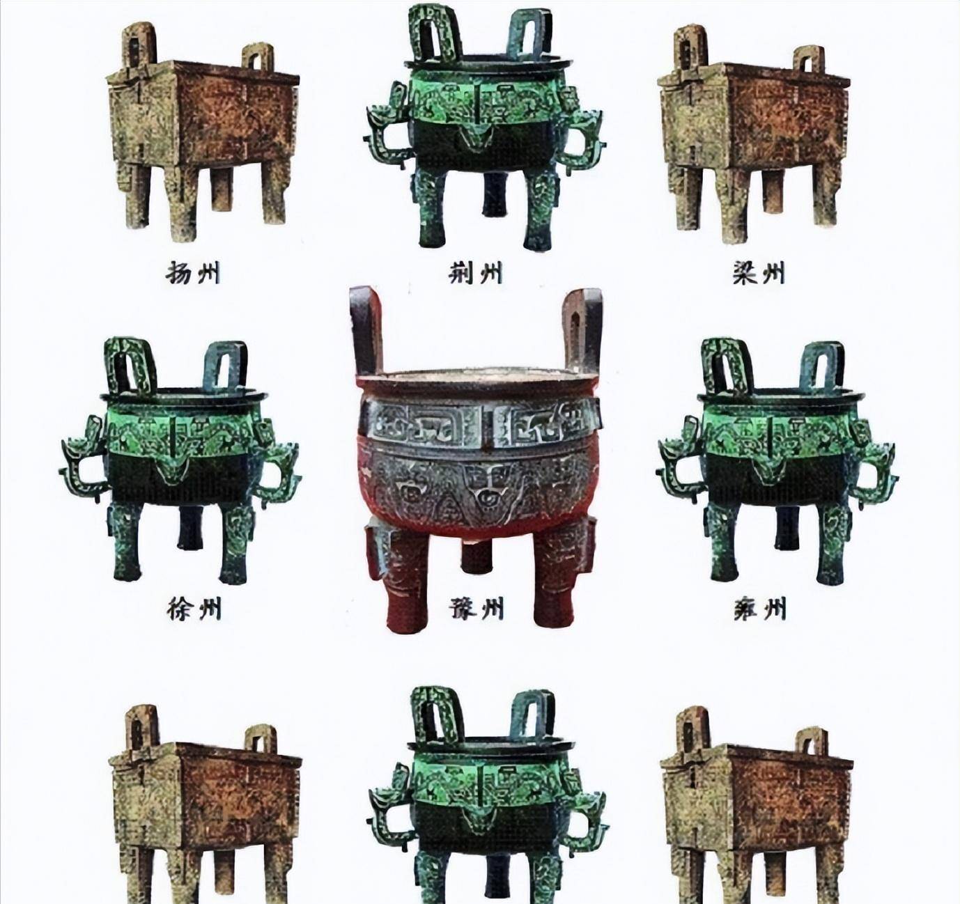 中国历史上消失的十大国宝之禹铸九鼎