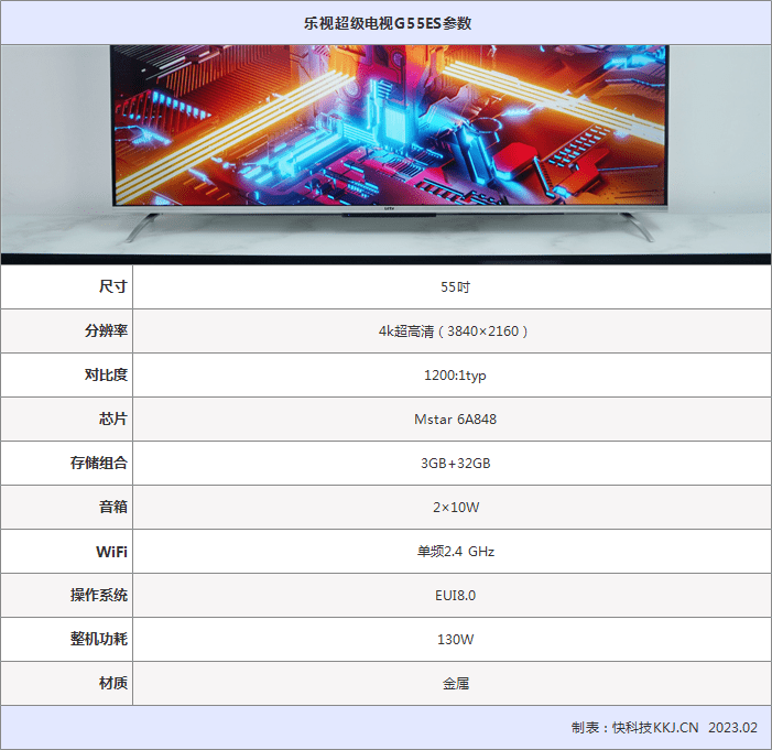 1799元就有4K＋运动抵偿！乐视超等电视G55ES评测：3GB+32GB良心之做