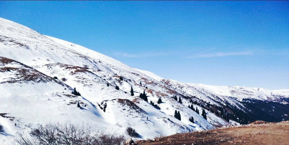 骑行巴州，从班禅沟翻越艾肯达坂抵达火烧桥，看斑斓雪山