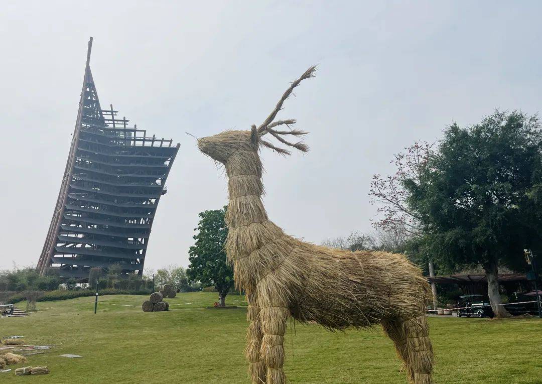 超震撼！济宁迎来花海旅游季·巨型稻草人王国，4月1日起迎客！送门票啦！