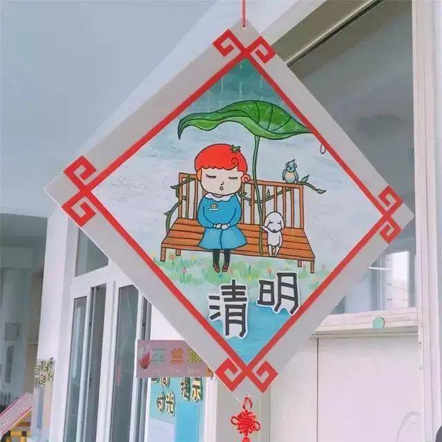 【转给教师】幼儿园版二十四节气手工做品，环创粉饰一年不忧愁！