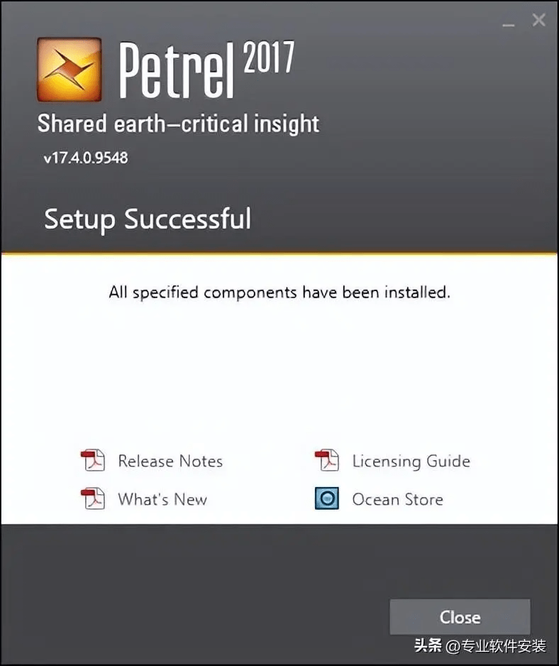 Petrel 2017软件安拆包和安拆教程 办公软件 三维可视化建模软件