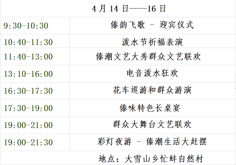 文化 | 四月云南那些喜庆欢乐的民族节庆 不要错过