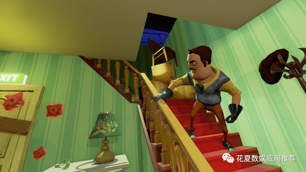 苹果IOS游戏保举:「你好邻人-Hello Neighbor」-完好版，卡通画风潜行解谜游戏