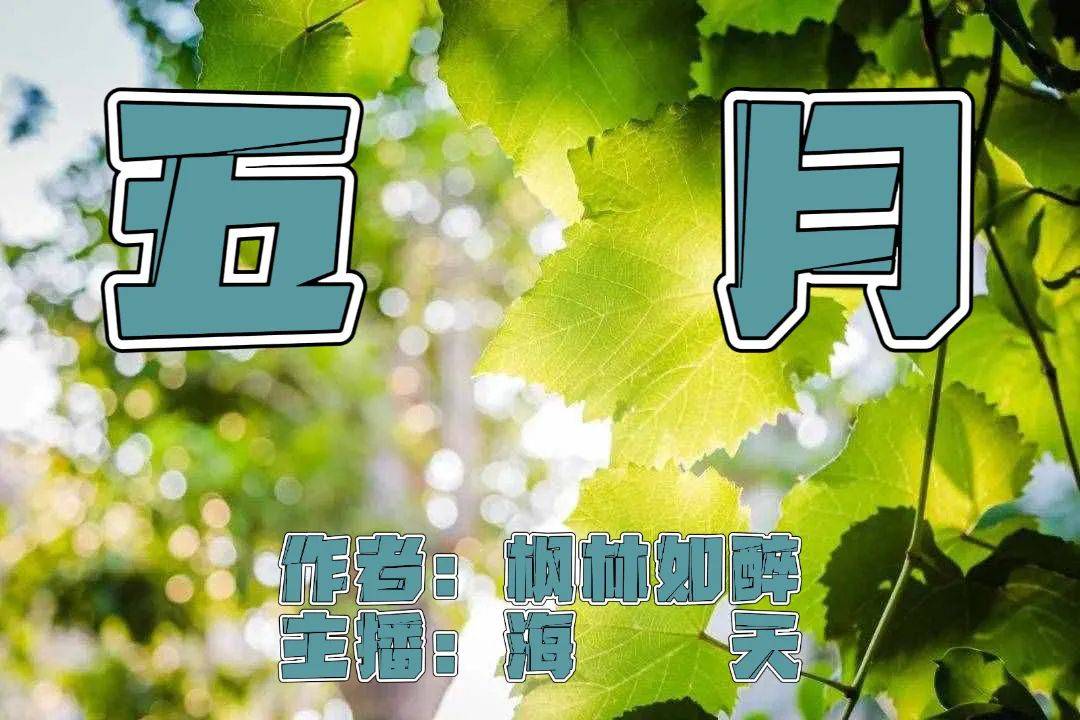五月时令的小手轻轻拨动落下了桃红芬芳清风追逐着白云大地摇曳着霓裳夏