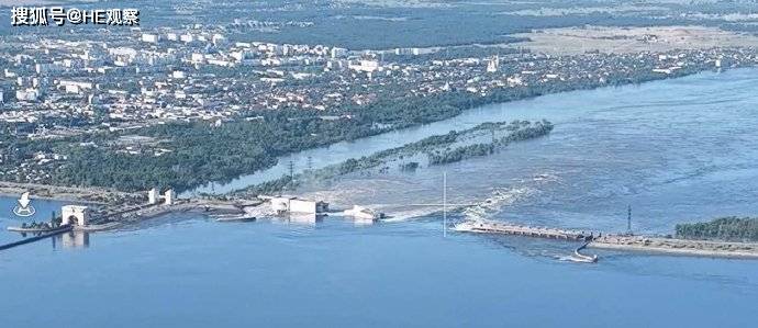 水位达创纪录175米后，新卡霍夫卡大坝被炸！“骇人听闻的战争罪行”