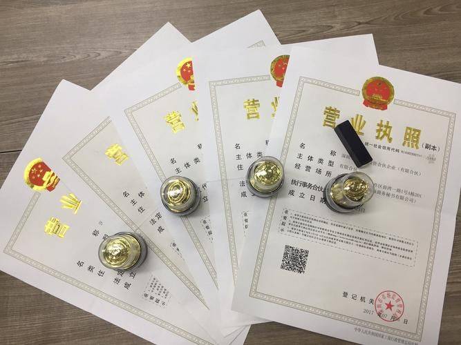 申请注册公司营业执照模板