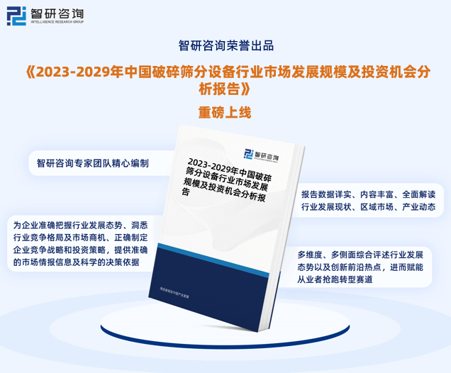 天博2023年中国破碎筛分设备行业现状及未来发展趋势研究报告（智研咨询发布）(图1)
