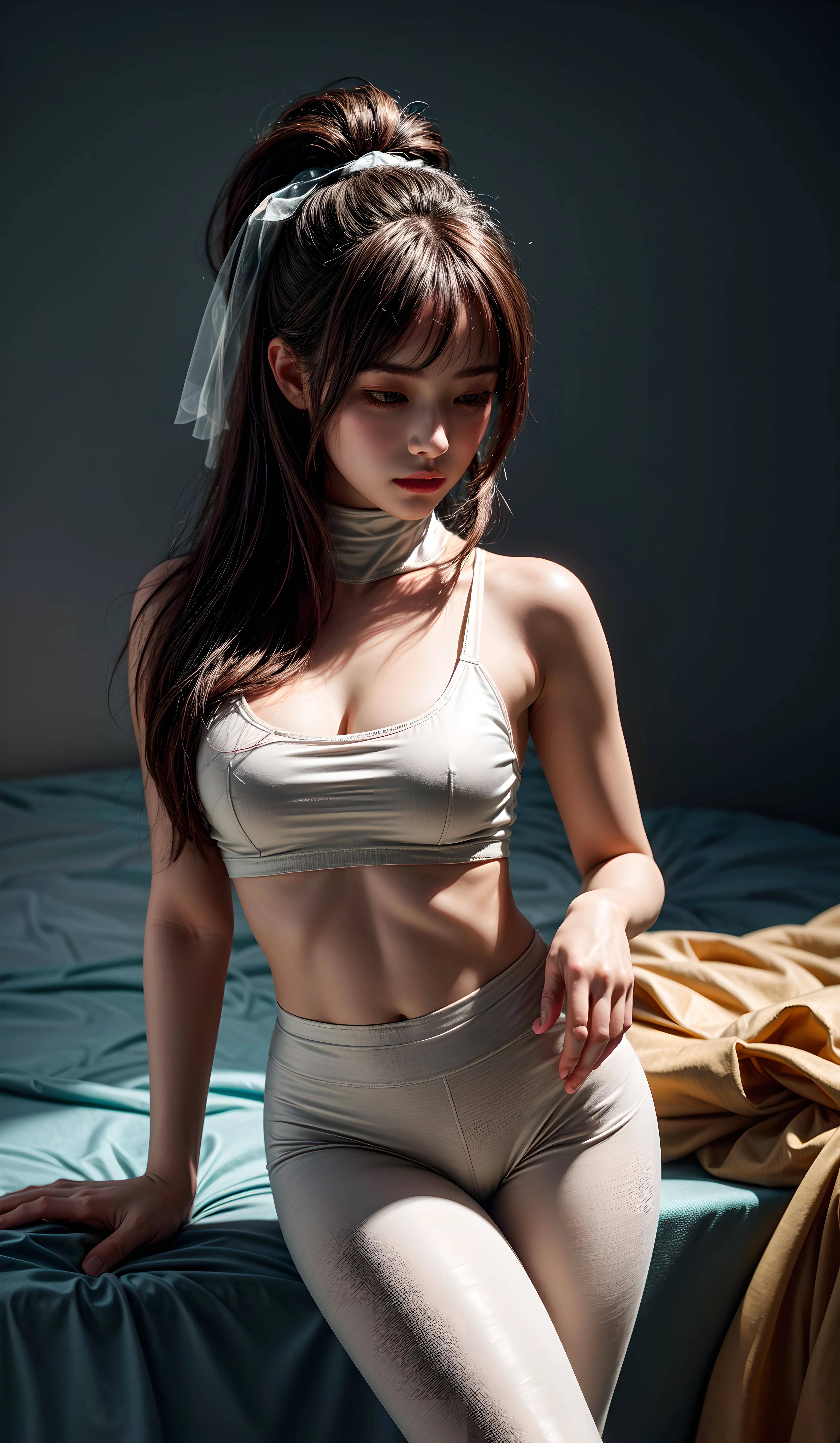 每日艾画：瑜伽美女的优雅与自信beat365官网(图2)