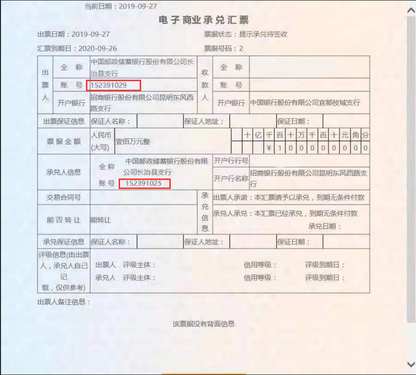 电子承兑汇票的5种假票盘点