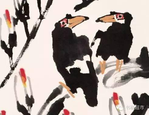 头条 国画大师们的鸟儿 人会老去,艺术却长青