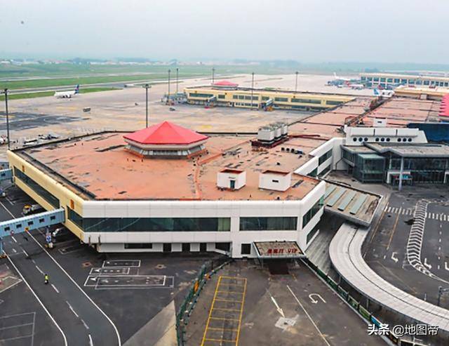航拍哈尔滨太平国际机场,东北四大机场之一