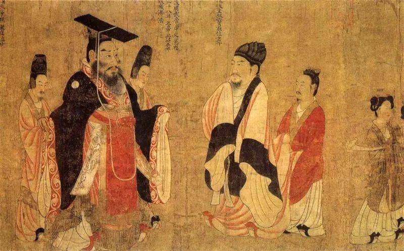 《历代帝王图》局部