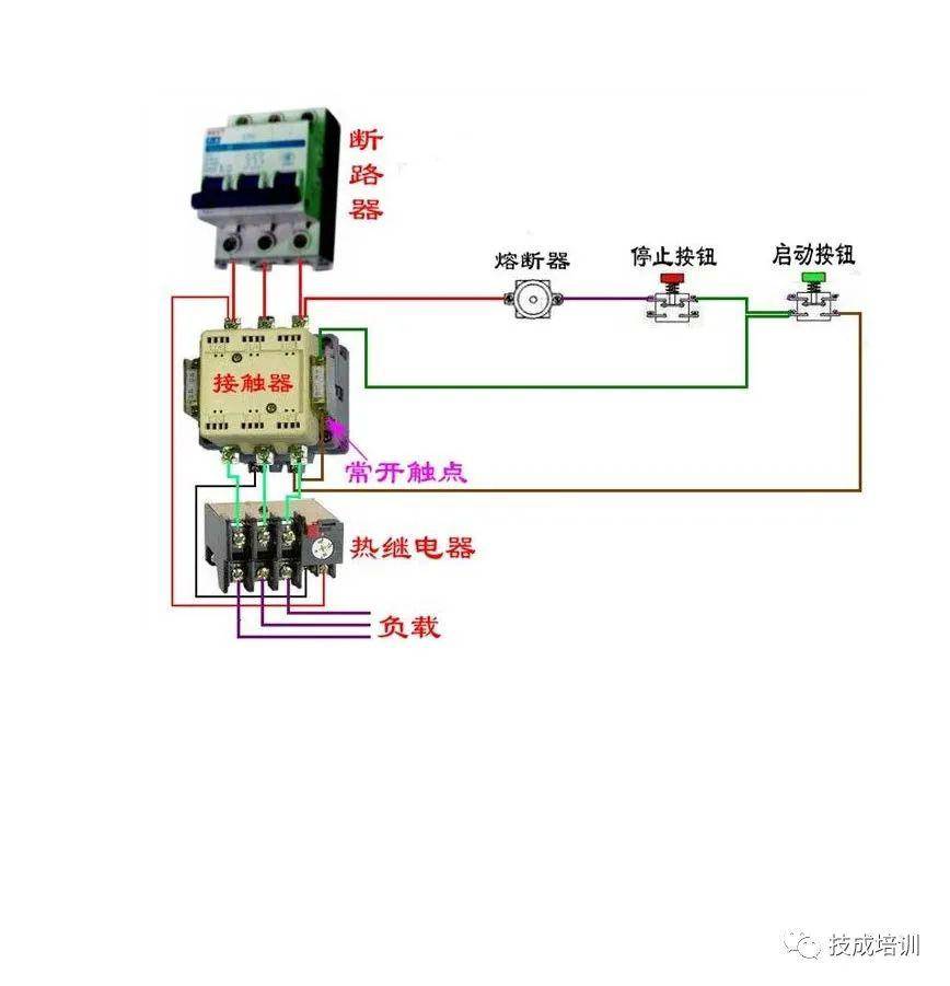 史上最全电工实物接线图含日光灯类断路器控制回路电动机热电偶电能表