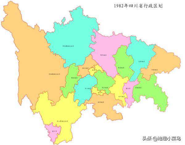 重庆直辖前四川省地图