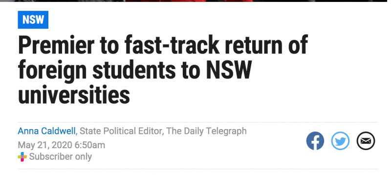 “尽快让留学生返澳，政府出钱都行！”澳洲政府怂了......