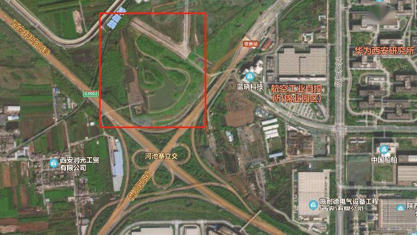 如果围绕该公园修建华为鹤鸣湖基地,直线距离华为西研所也