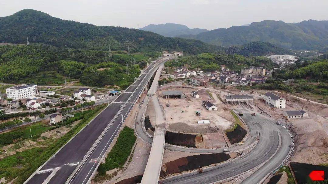 杭绍台高速段鉴湖枢纽至新昌镜岭互通工程9月底通车!