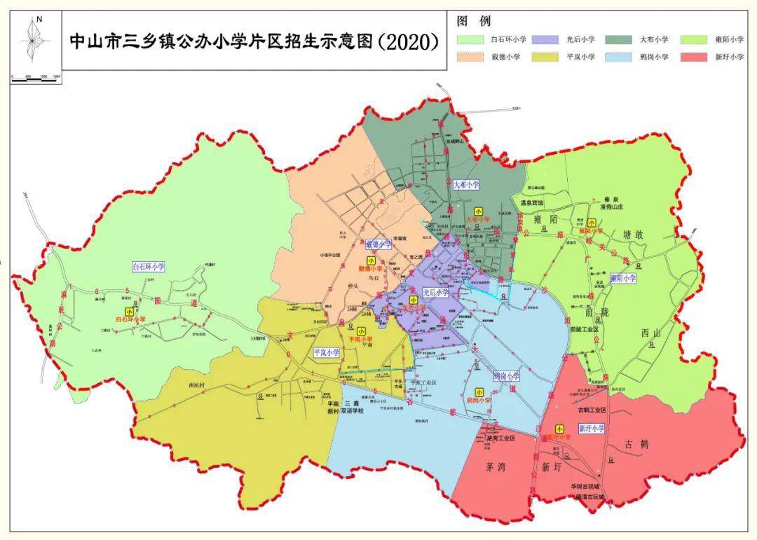 中山市各区人口_中山市各区镇地图