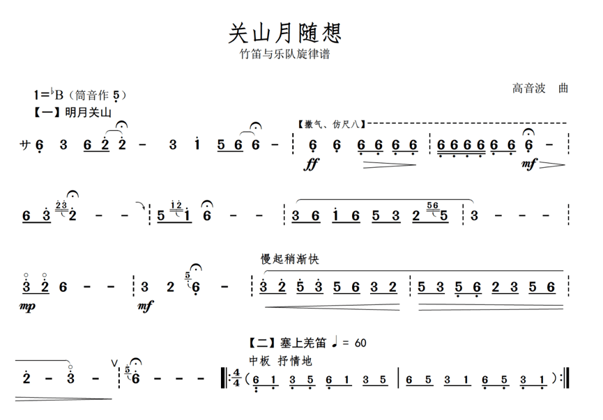 塞上风情笛子简谱_塞上牛羊空自许 七月的草原(2)