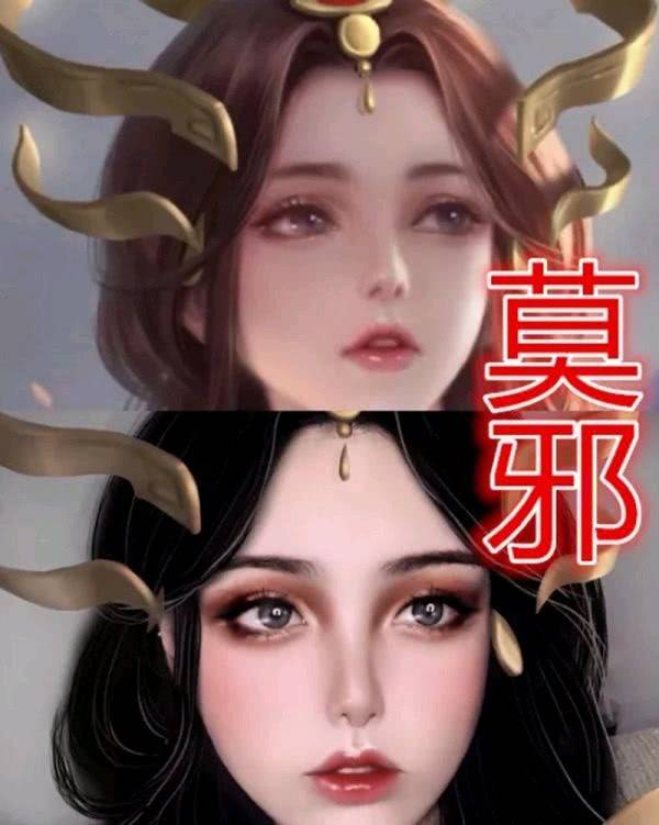 王者仿妆有多像?杨玉环一般,西施还行,看到露娜:复制粘贴!