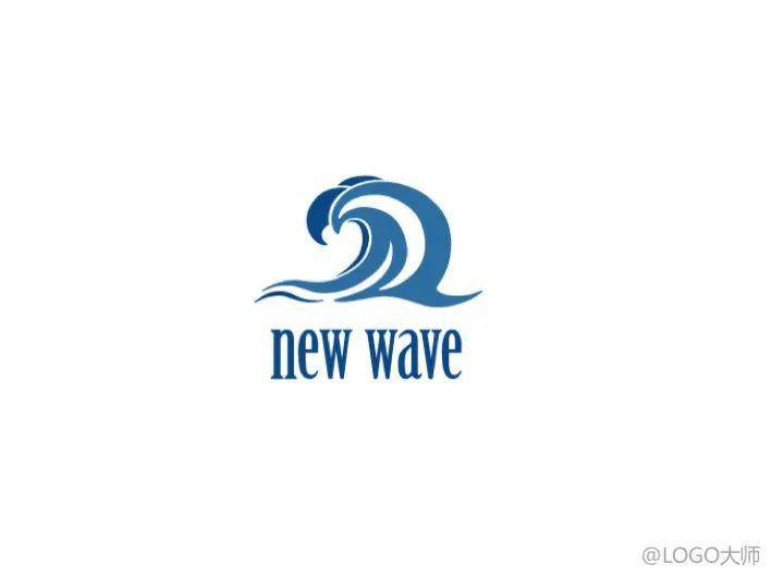 海浪元素logo设计合集鉴赏!
