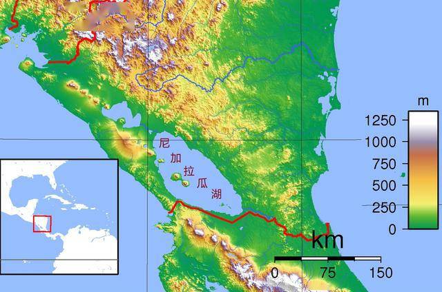 中美洲最大湖泊"尼加拉瓜湖",是唯一有海水鱼繁殖生息的淡水湖