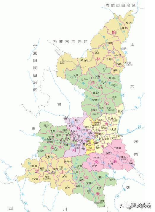 13张图文见证1949年～1999年陕西行政区划的变革