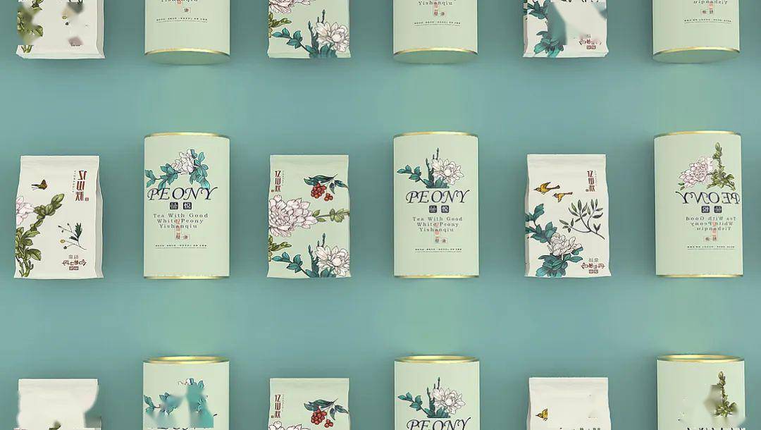 设计  既可起到很好的保护茶叶作 用 又装饰了整个包装 小清新的标签