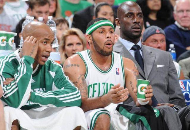 nba老照片曾经的森林狼双星加内特马布里