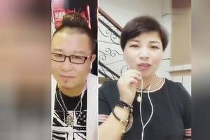 歌手曹越和美女情歌对唱《缘分来了就是你,太好听了