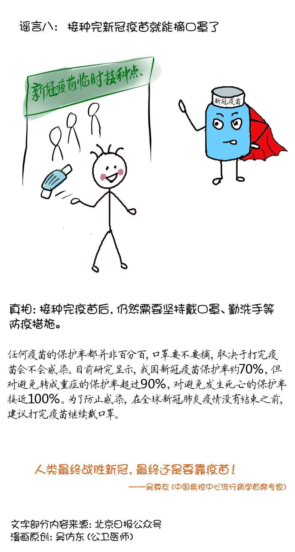 漫画科普:新冠疫苗接种的八大谣言