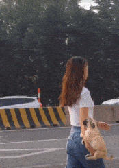 搞笑gif趣图,新车刚买不久未到家被撞翻,交警认定其负