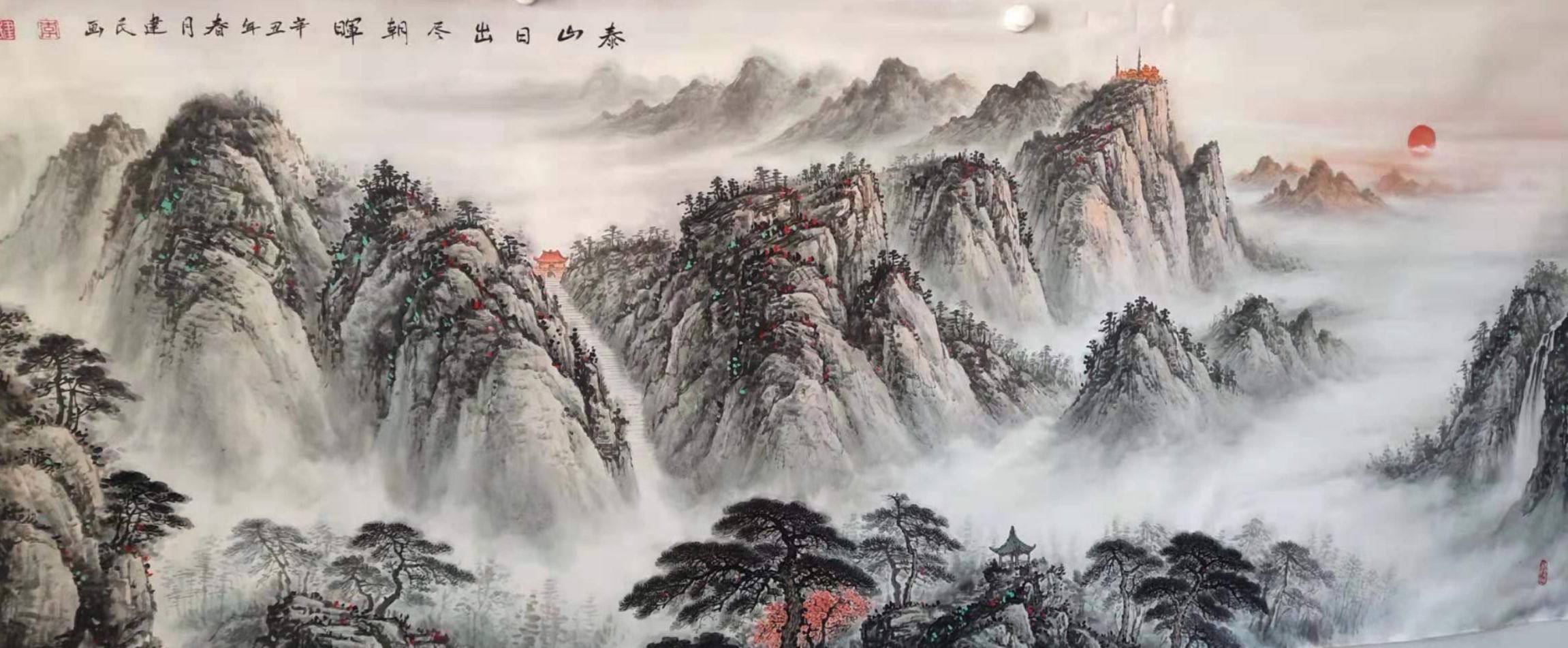 当代著名画家李建石画家风采