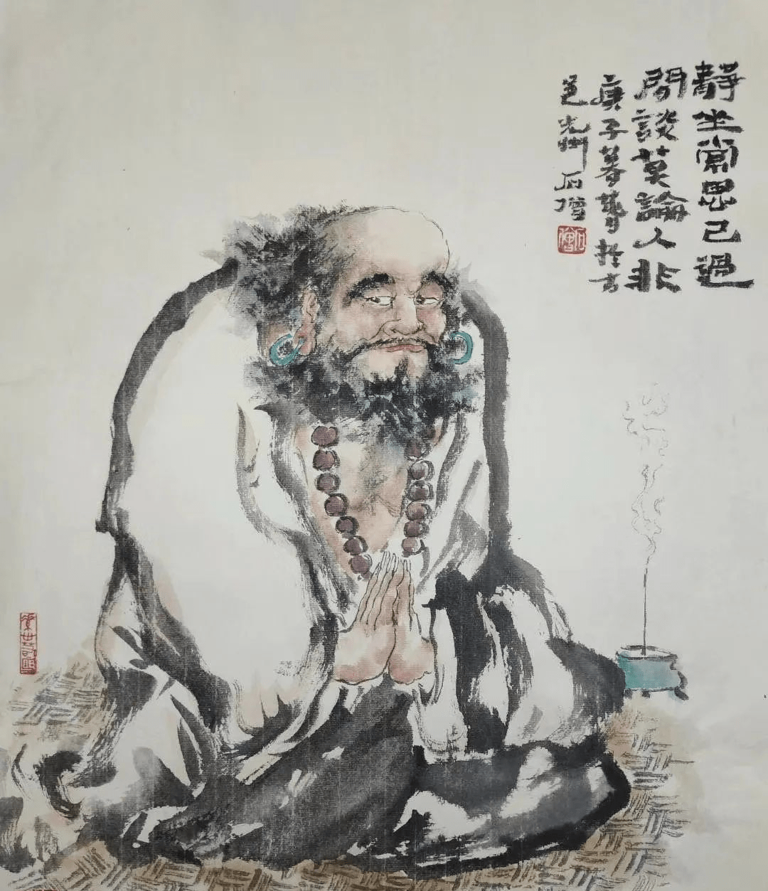 栩栩如生,幽默诙谐|水墨人物画家石僧(姜兆兴)