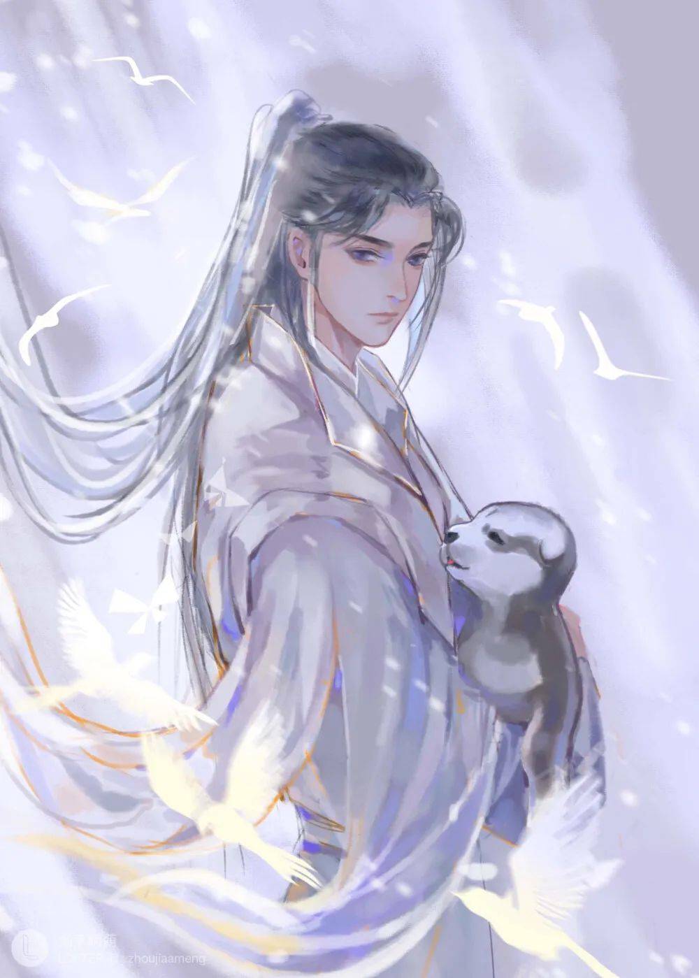 《二哈和他的白猫师尊》唯美古风壁纸