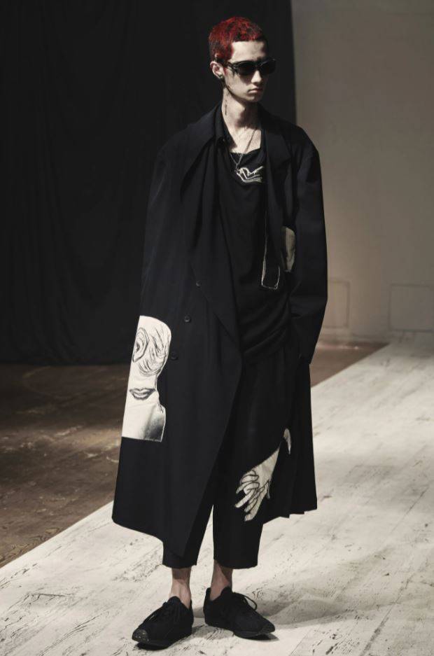 巴黎男装周山本耀司yohjiyamamoto2022春夏系列