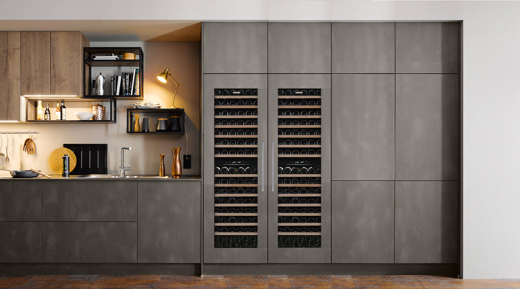 至美厨房完美匹配106dt嵌入式酒柜创造格调的灵动空间