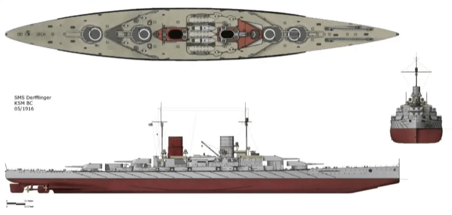 8门305毫米主炮,日德兰海战后的离谱"潜水舰"