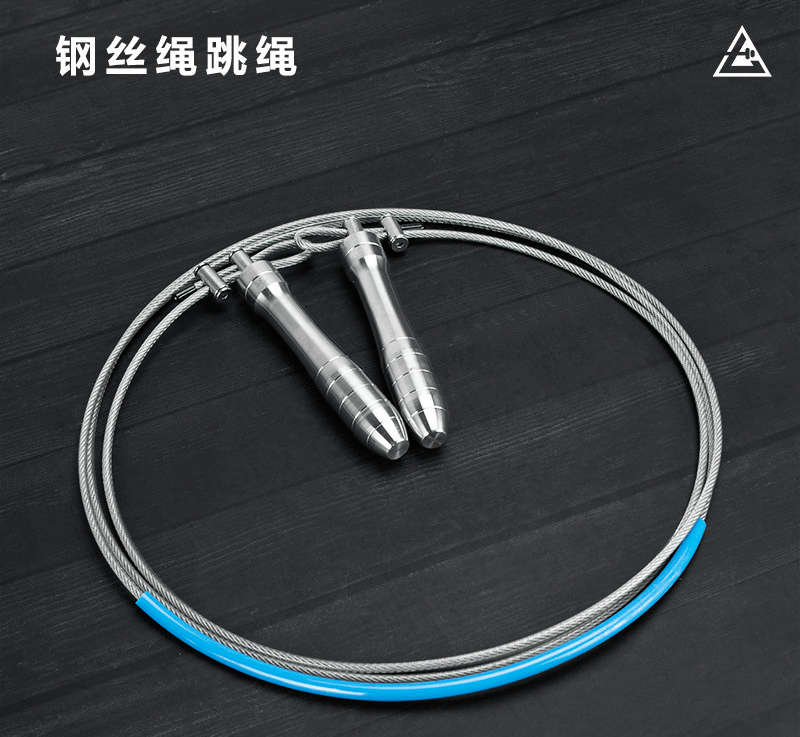 钢丝跳绳要长度可调节,跳绳也是运动前热身神器,建议家庭训练必备大七
