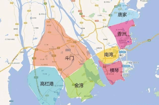 而珠海现在的高栏港经济区是包括平沙镇和南水镇两大块的.