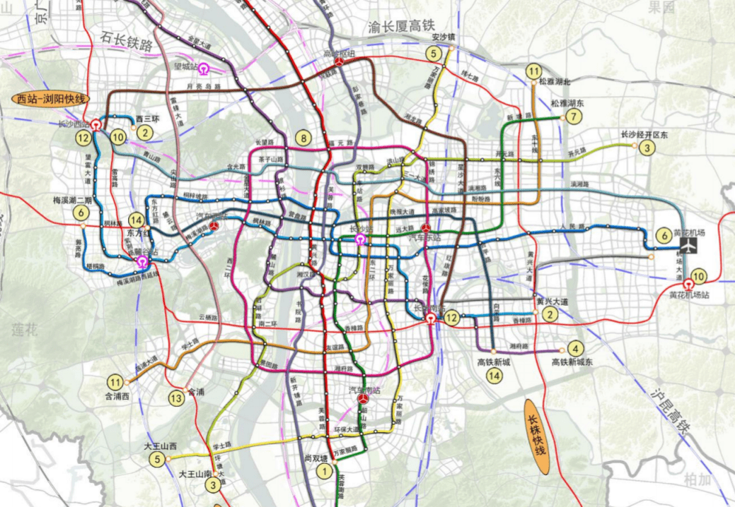 官方回复:长沙地铁12号线走向曝光!经过这些地方!