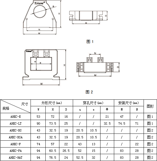 通讯协议:无 辅助电源:dc12v 2 技术参数● 开口式开环霍尔电流传感器