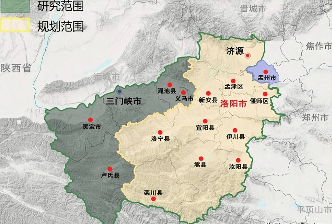 中原城市群核心1主1副开封济源快速与郑州洛阳同城是关键